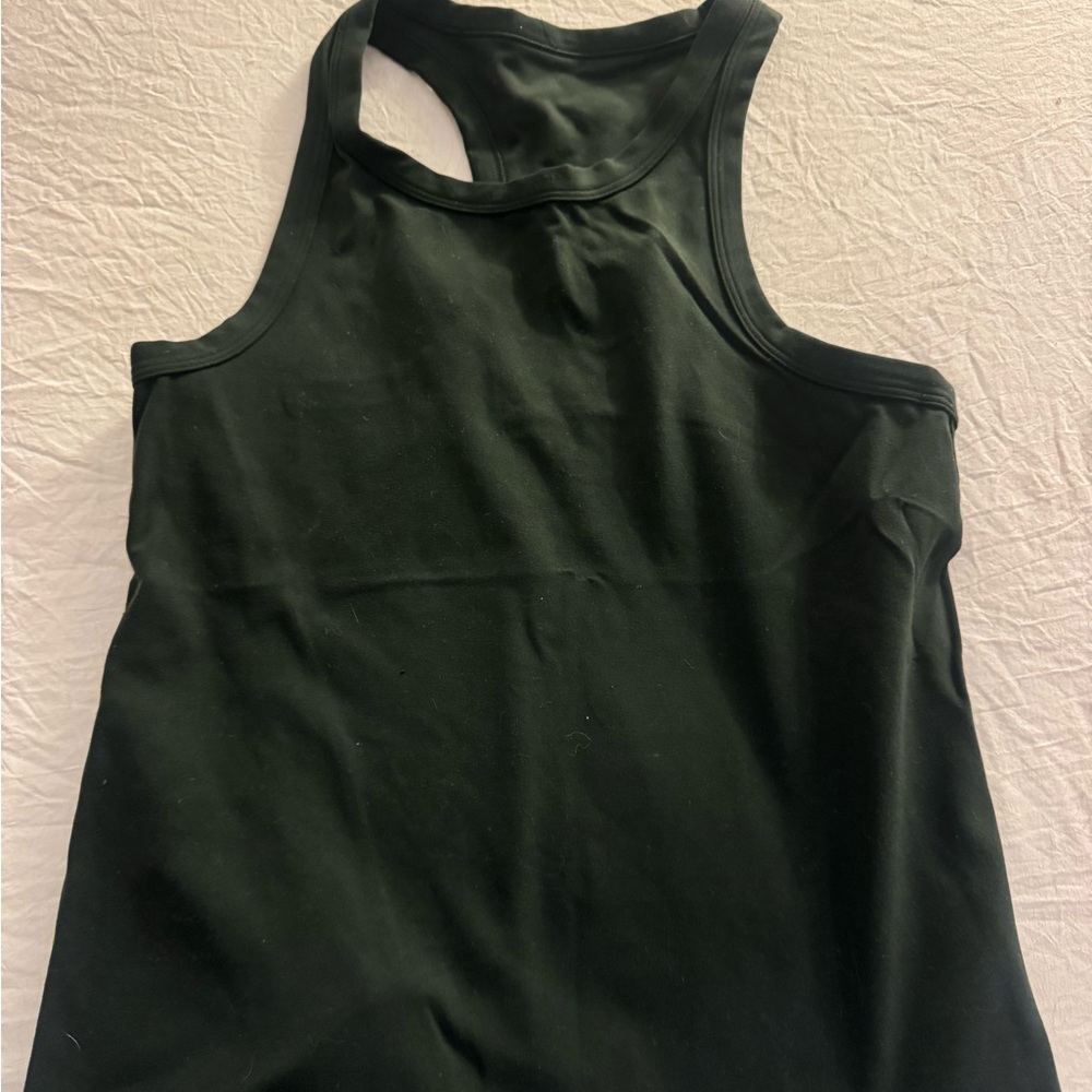 lululemon athletica Hunter Green Racerback Performance Tank